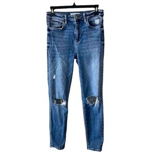 28 Flying Monkey Womens Distressed Buckle Brand Skinny‎ Jeans